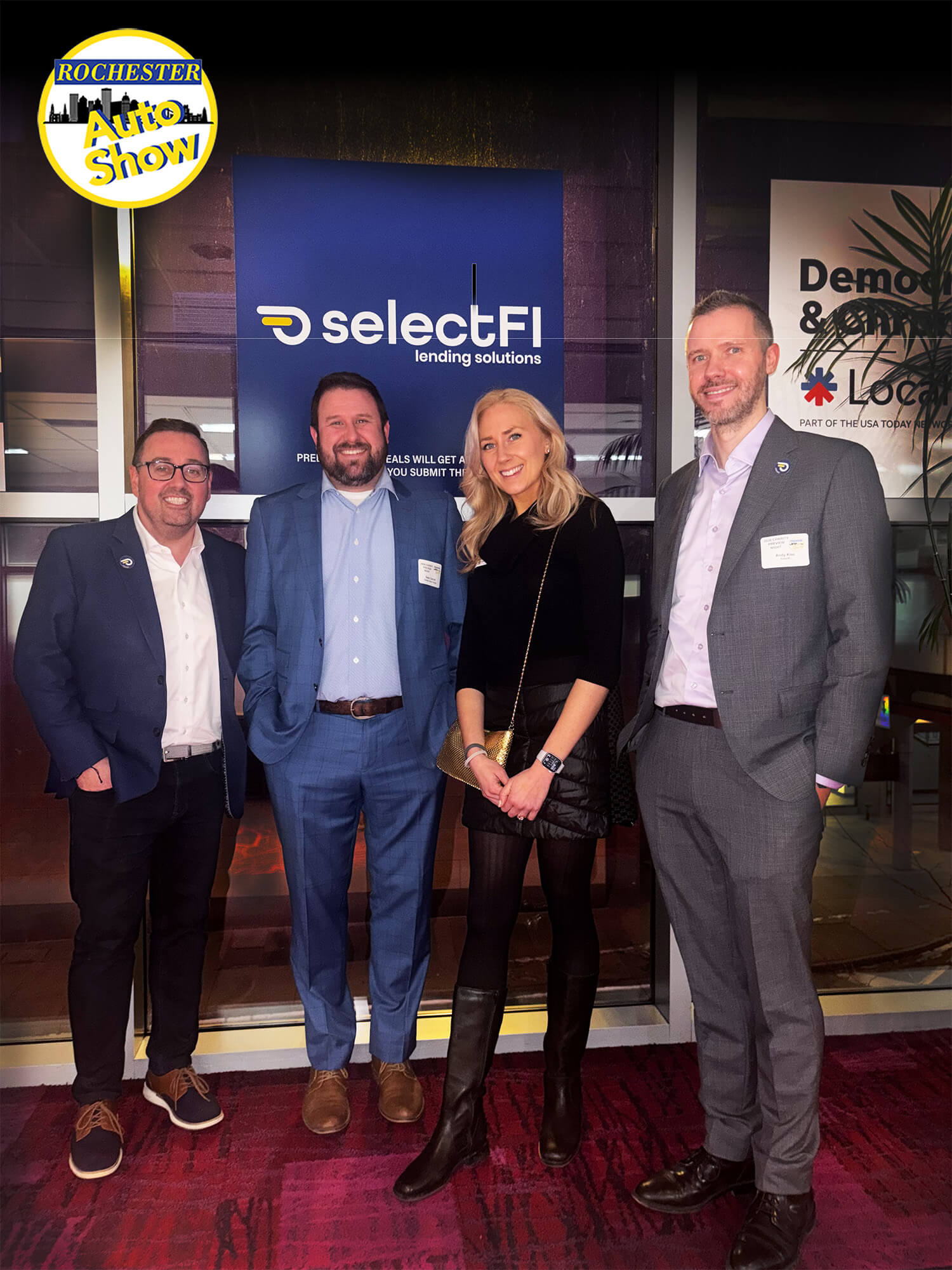 SelectFI team at the Rochester Auto Show